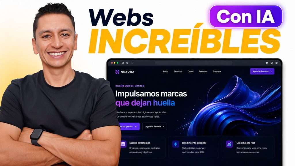 como crear una pagina web con ia
